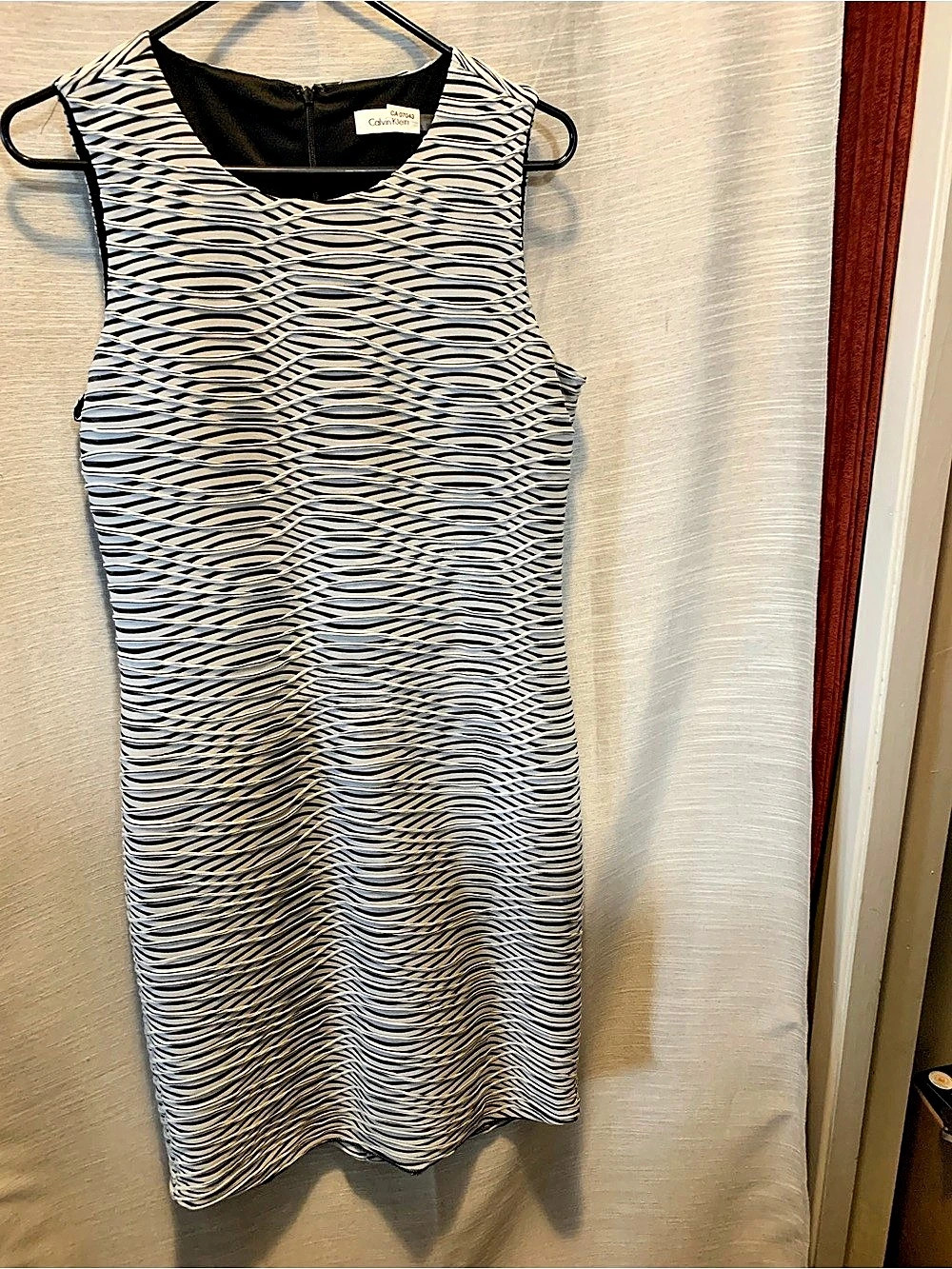 Calvin Klein Abstract Print Mini Dress Size 10 Like New